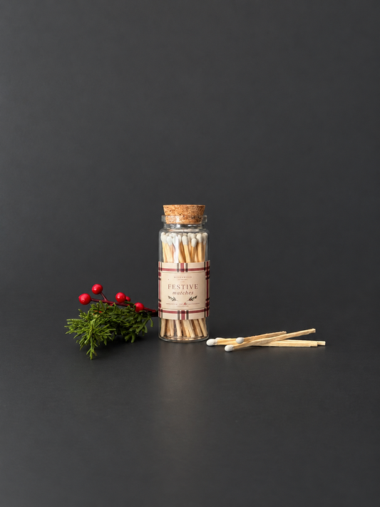 Festive Matches Jar