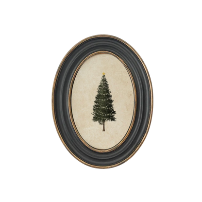 Framed Vintage Christmas Tree