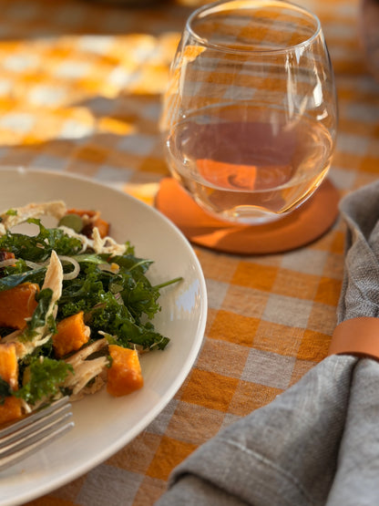 Isabel Leather Coasters | Set of 4