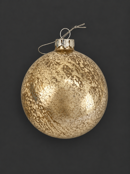 Gold Mercury Glass Bauble