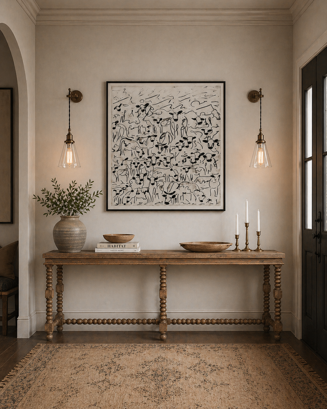 Hendricks Bobbin Console Table