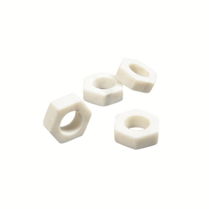 Marble Hex Napkin Rings