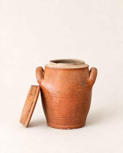 L Vintage French Confit Pot III