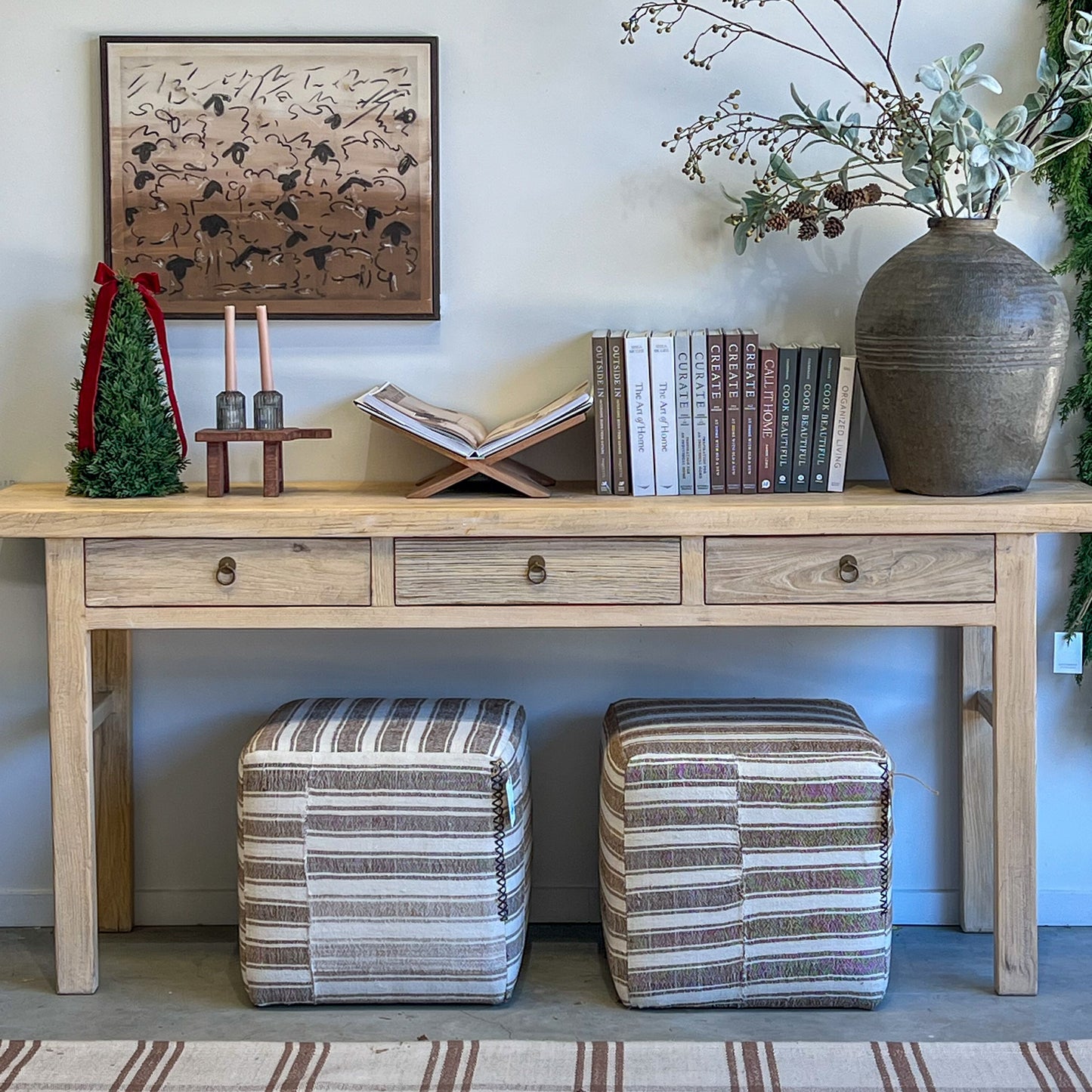 Sonoma Elm Console Table
