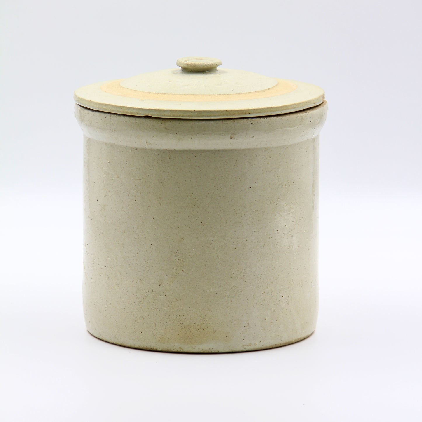 Vintage Stoneware Crock with Lid