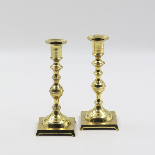 Vintage Brass Candle Holders