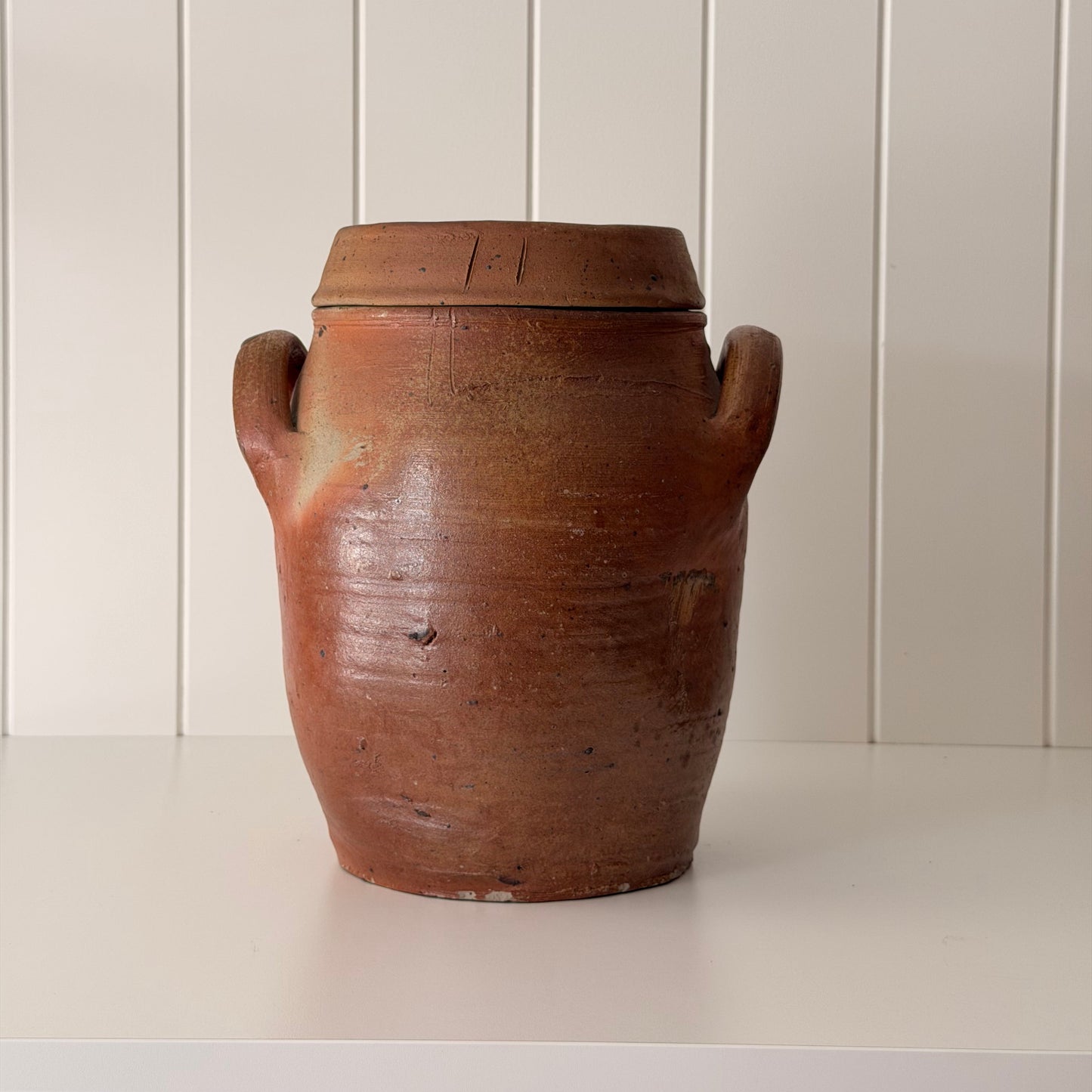 L Vintage French Confit Pot III