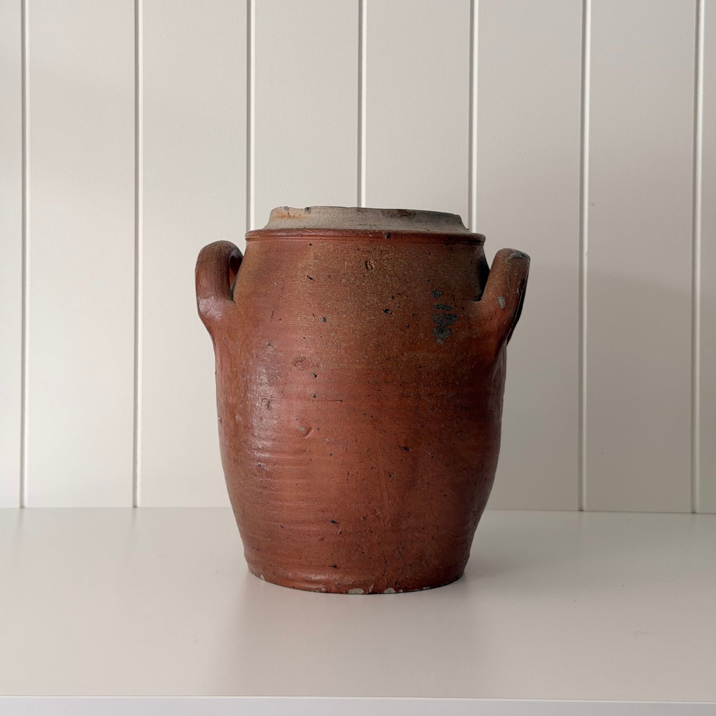 L Vintage French Confit Pot III