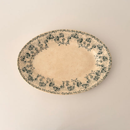Vintage French Terre de Fer Platter