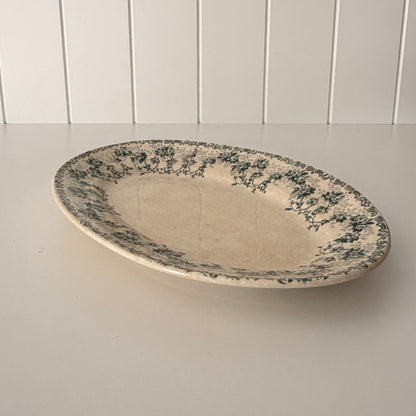 Vintage French Terre de Fer Platter