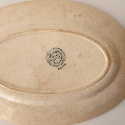 Vintage French Terre de Fer Platter