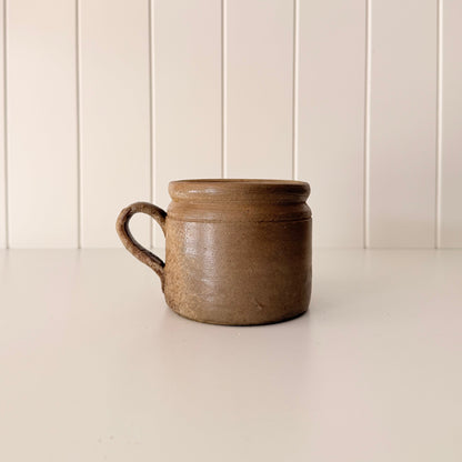 Vintage French Stoneware Confit Pot | I