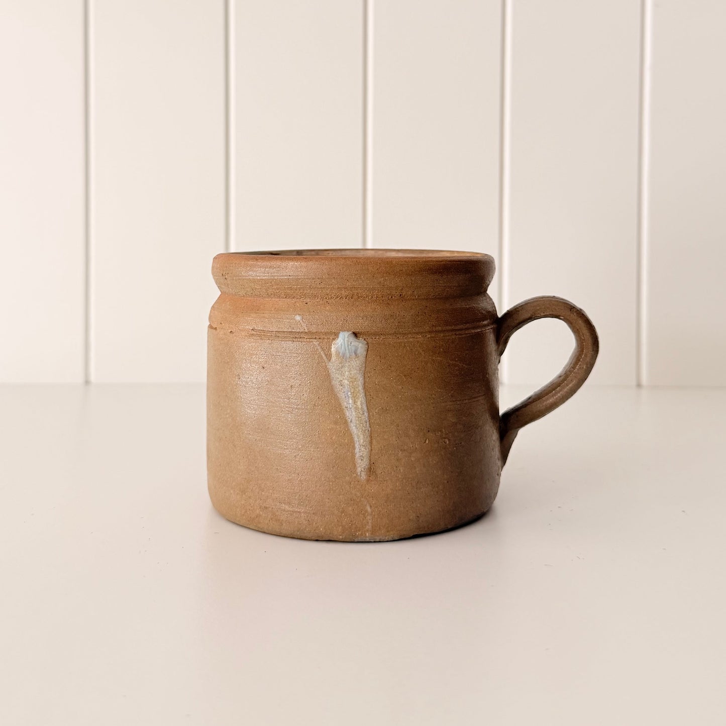 Vintage French Stoneware Confit Pot | I