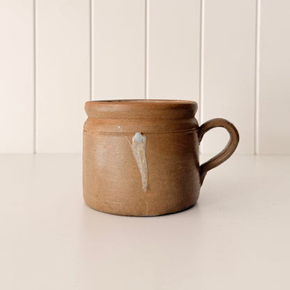 Vintage French Stoneware Confit Pot | I