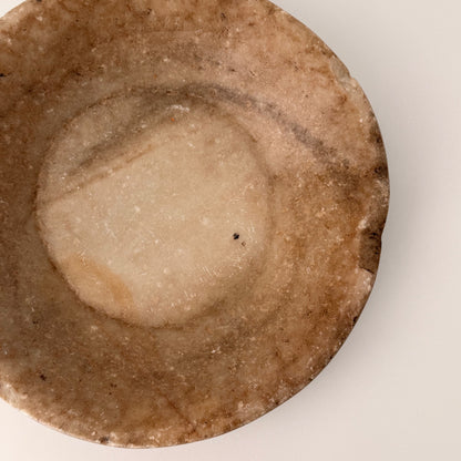 Antique Marble Bowl | 30cm | Beige