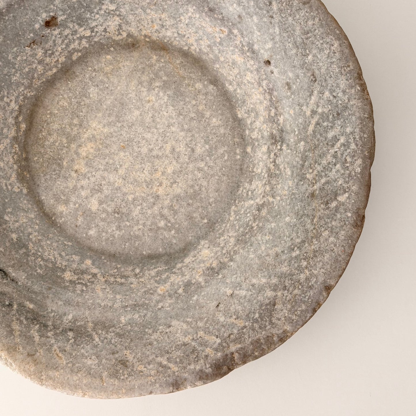 Antique Marble Bowl | 30cm | Grey