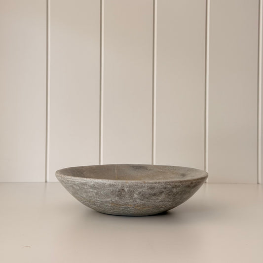 Hand-Carved Marble Bowl | 20cm