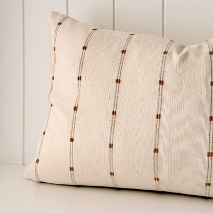 Bedouin Stripe Cushion | Cream