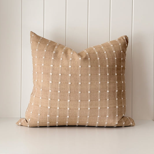 Bedouin Stripe Cushion | Apricot