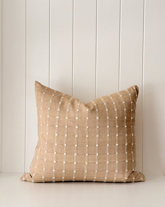 Bedouin Stripe Cushion | Apricot