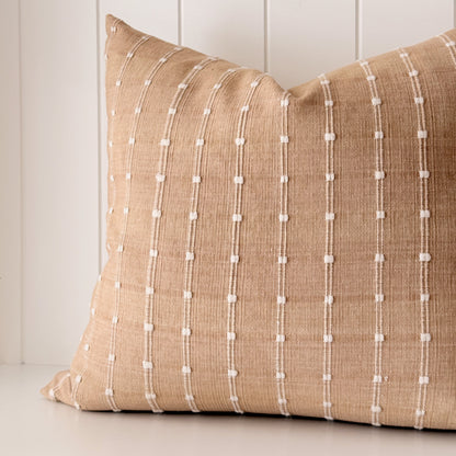 Bedouin Stripe Cushion | Apricot