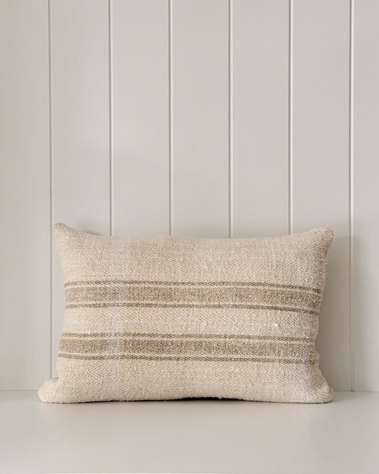 Vintage Grain Sack Cushion | Swiss Miss