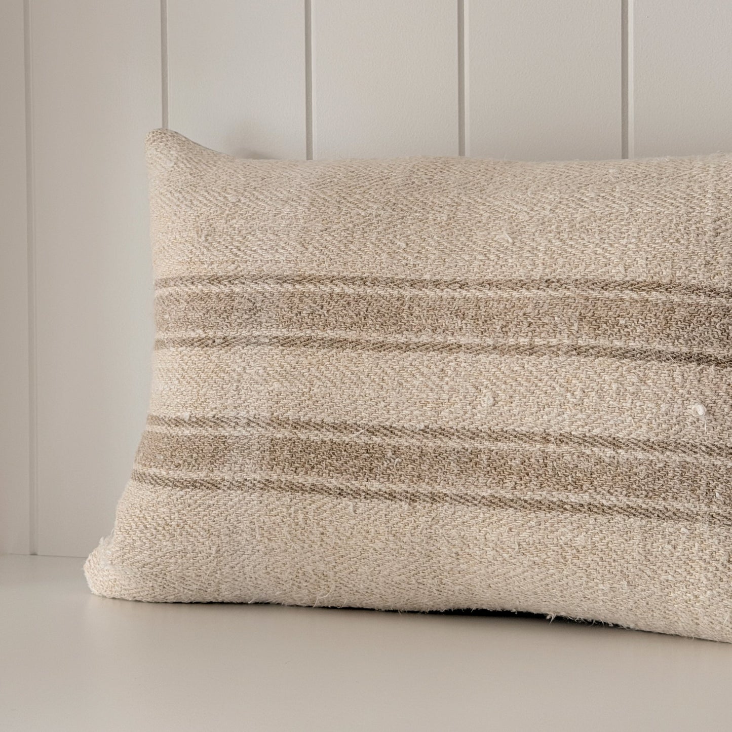 Vintage Grain Sack Cushion | Swiss Miss