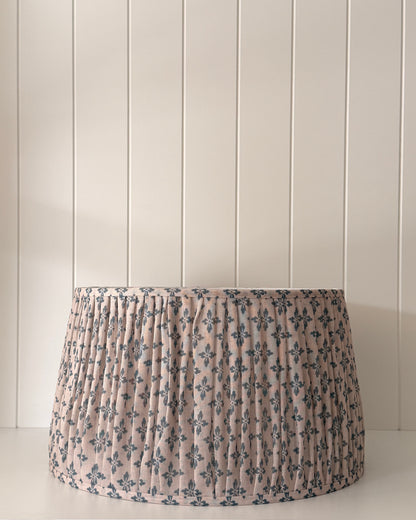Rumi Block Print Lampshade | Blue