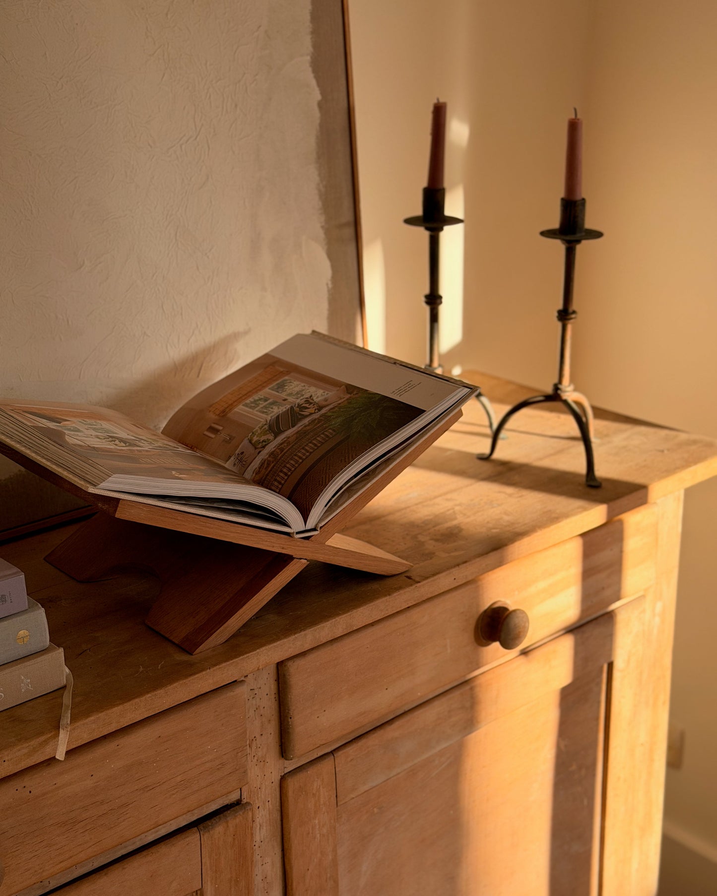 Oak Book Stand