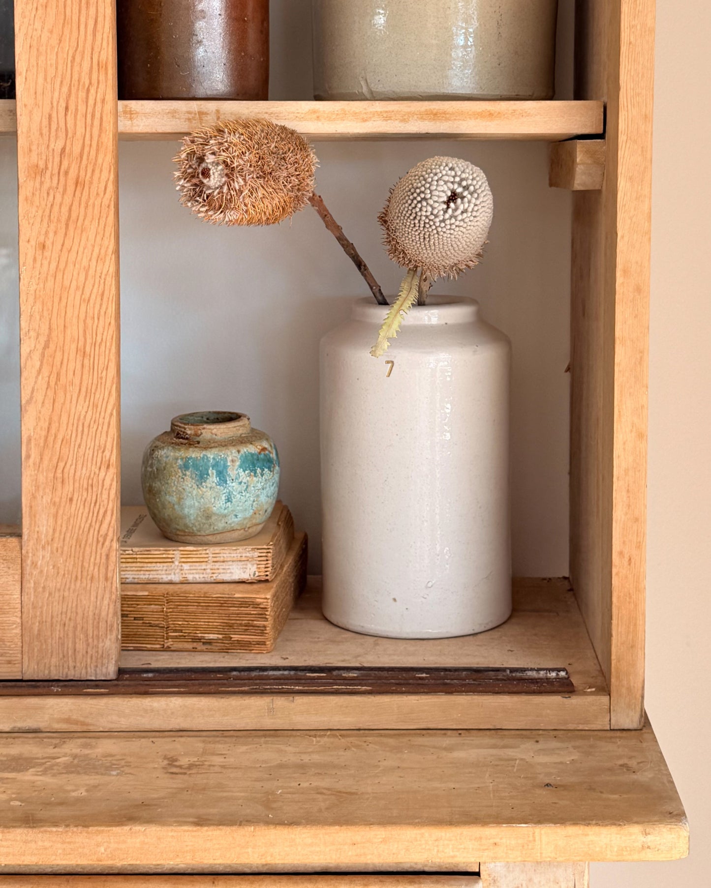 Antique Primitive Ginger Jar III