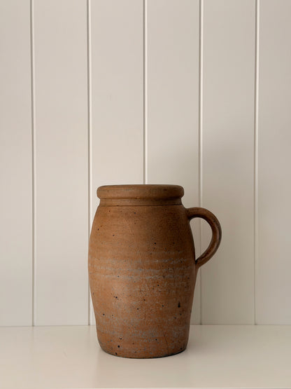 Vintage French Stoneware Confit Pot | K
