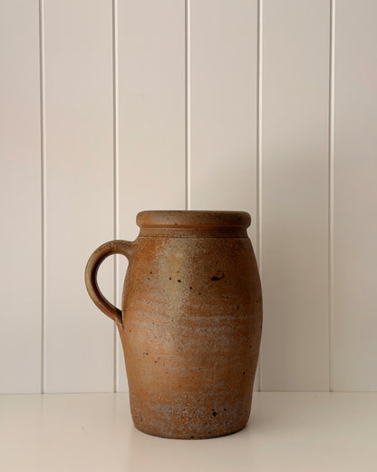 Vintage French Stoneware Confit Pot | K