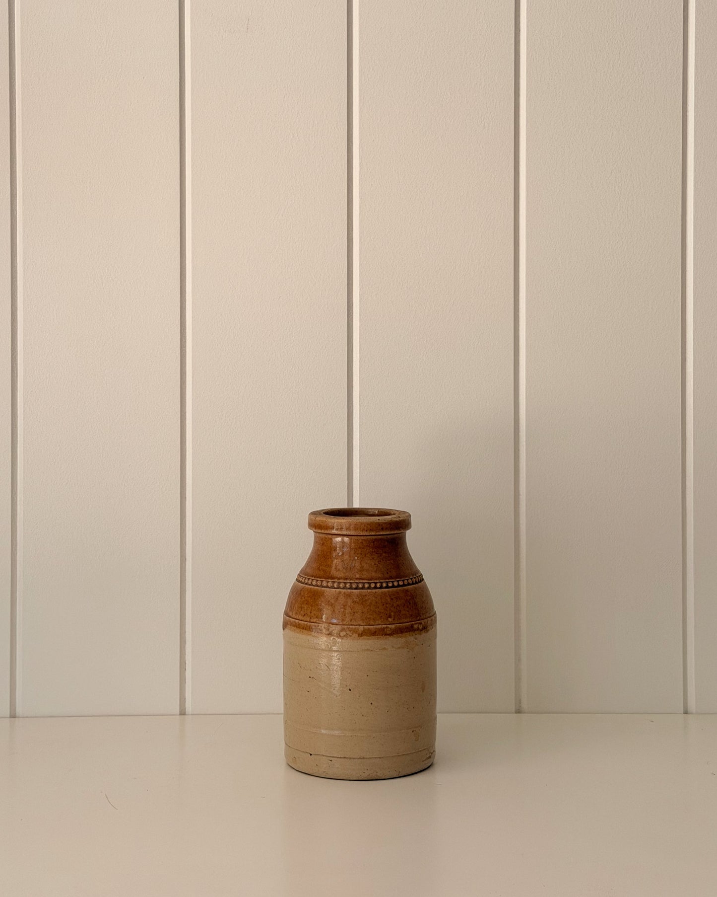 Antique English Stoneware Bottle | A