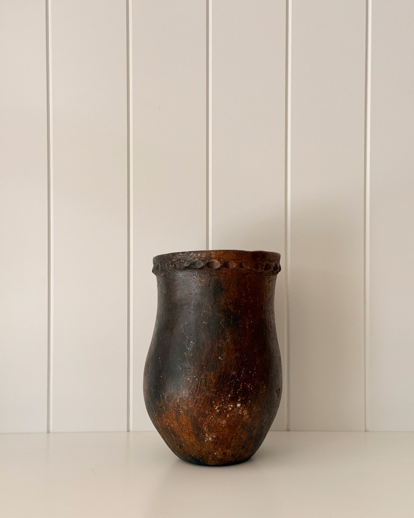 Vintage South American Earthenware Vessel