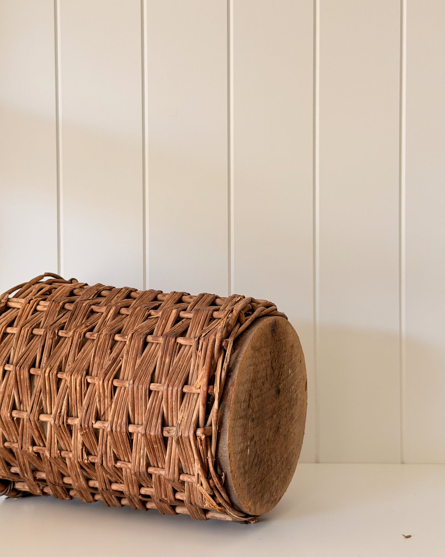 Antique Wicker Wrapped Demijohn II