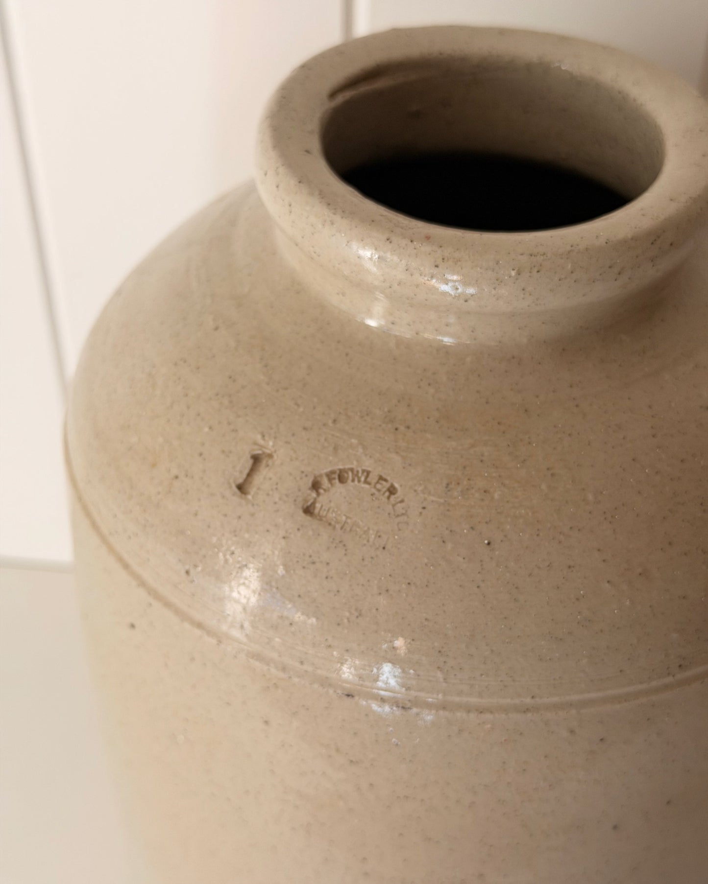Antique R. Fowler Large Vessel