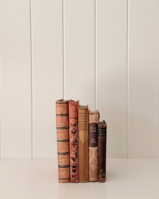 Antique & Vintage Decorative Book Stack | Warmth