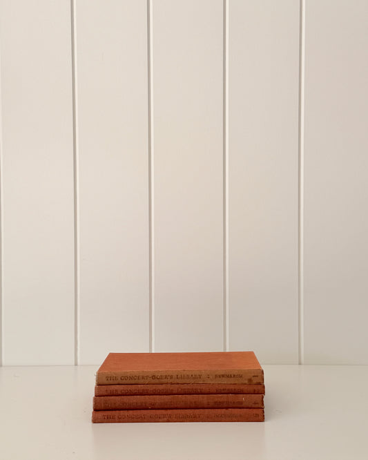 Antique & Vintage Decorative Book Stack | The Concert Goer's Library
