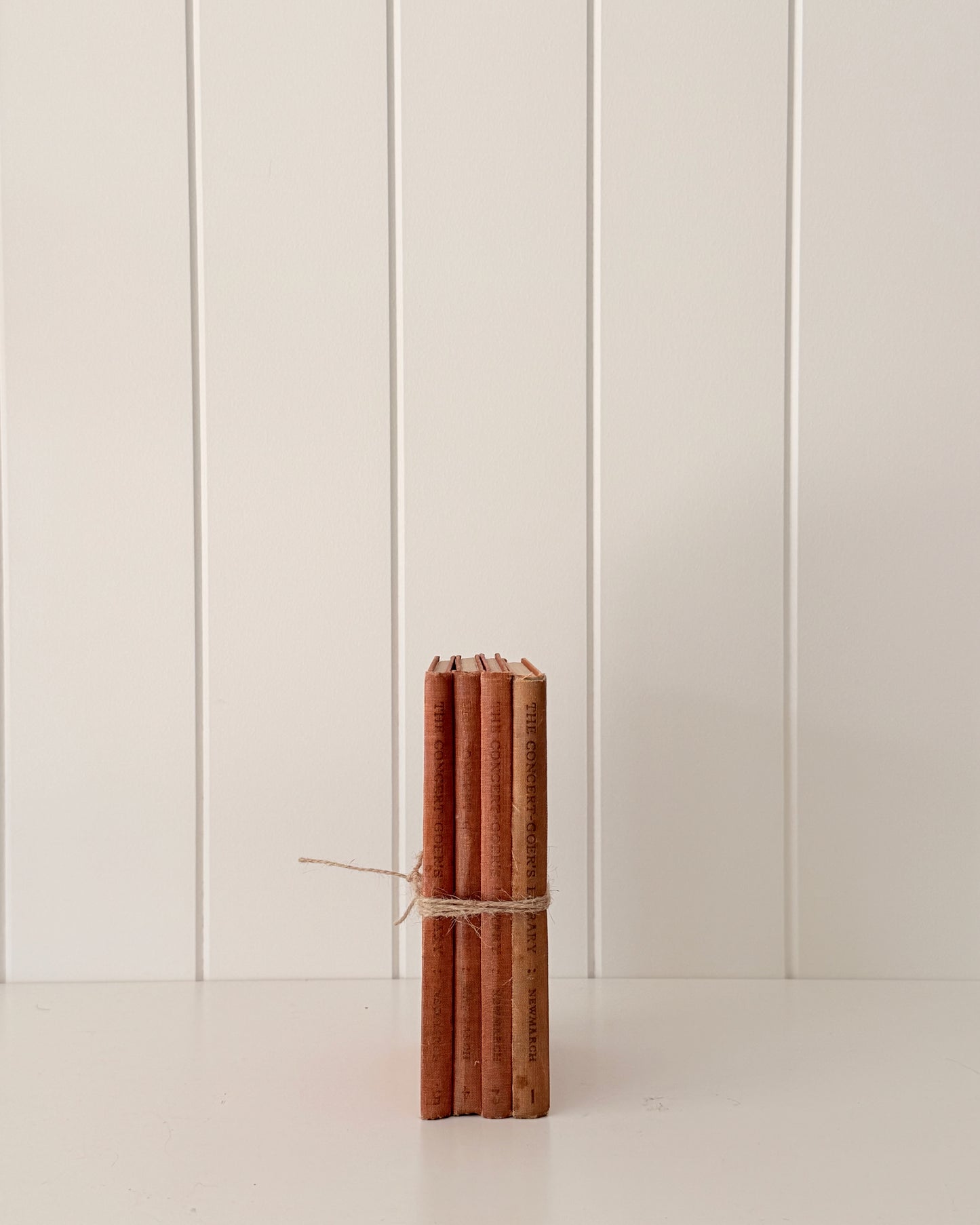 Antique & Vintage Decorative Book Stack | The Concert Goer's Library