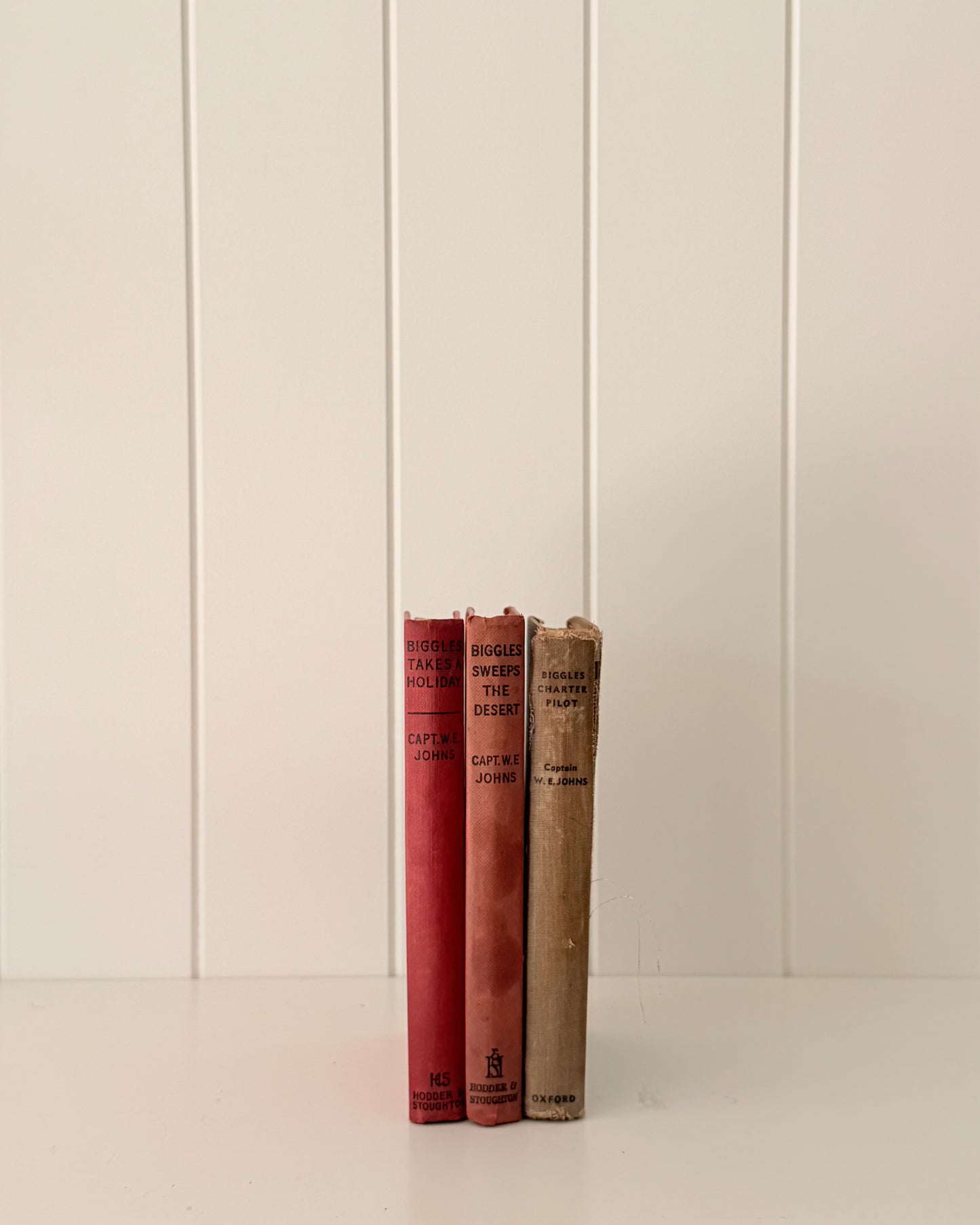 Antique & Vintage Decorative Book Stack | Biggles