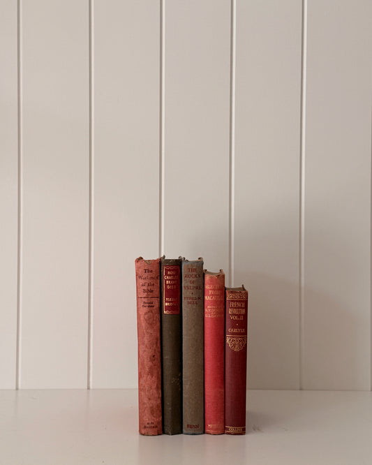 Antique & Vintage Decorative Book Stack | Lollypop