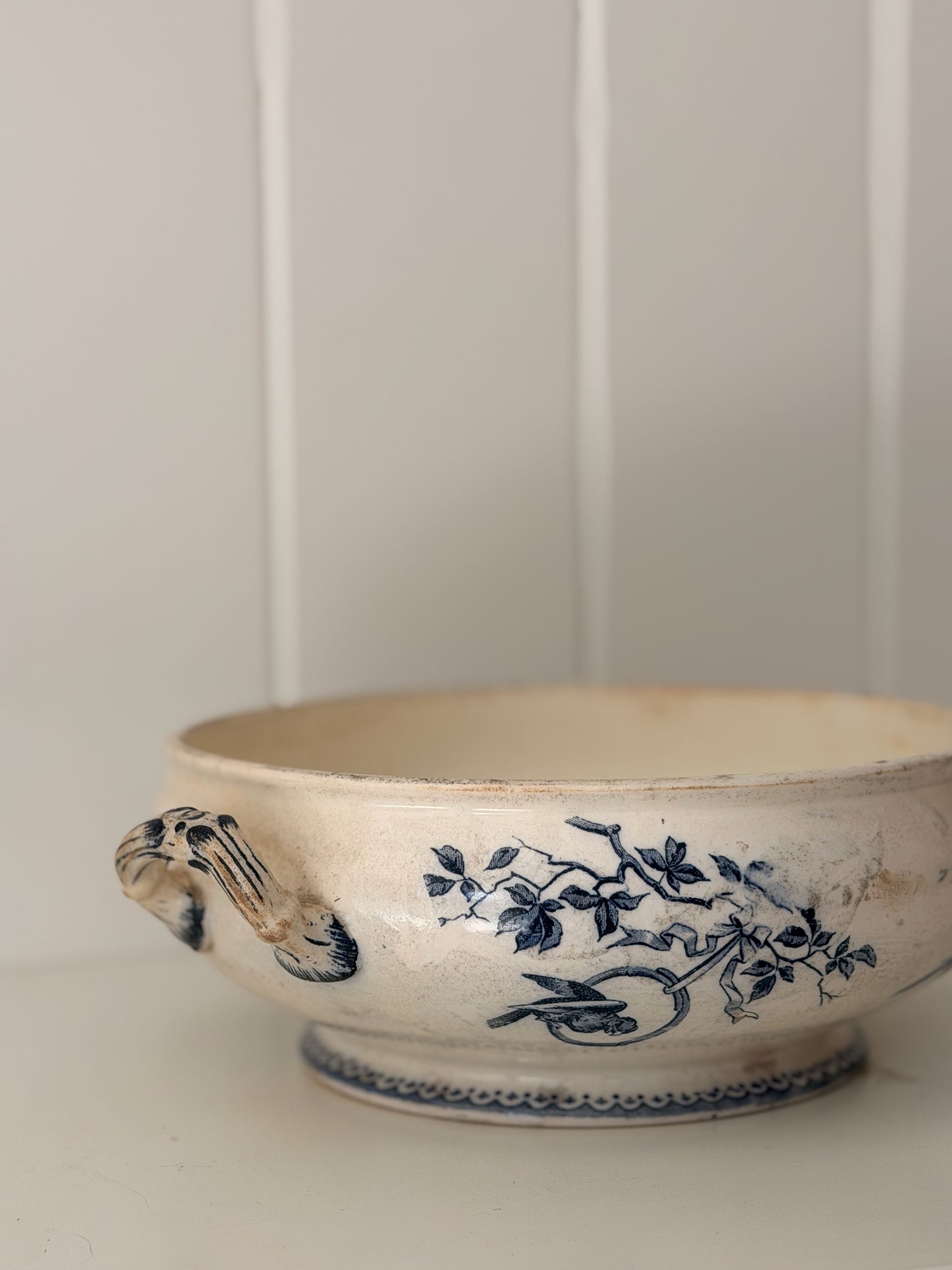 Antique French Terre de Fer Tureen