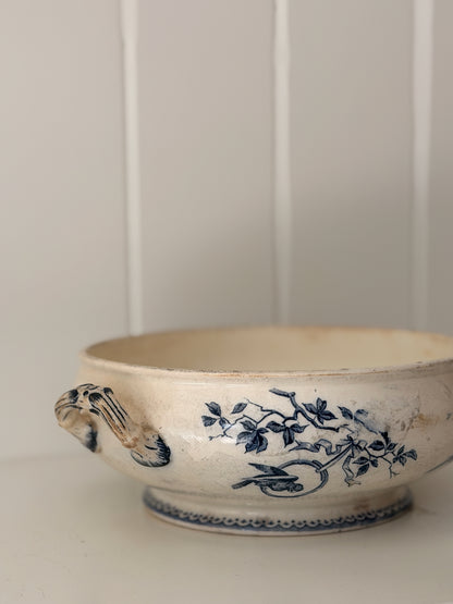 Antique French Terre de Fer Tureen