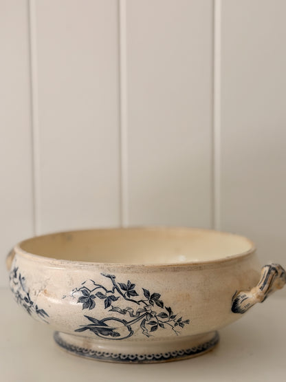 Antique French Terre de Fer Tureen