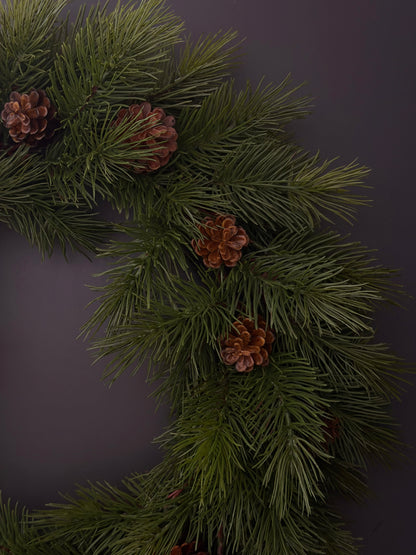 Pine Cone Wreath 65cm