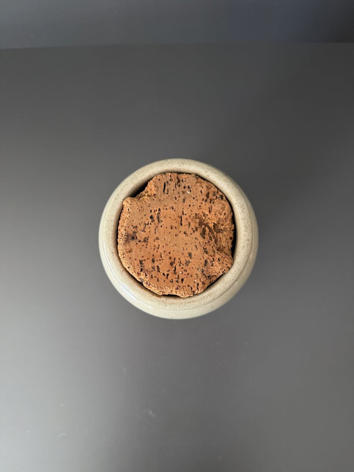 Antique French Stoneware Preserve Jar