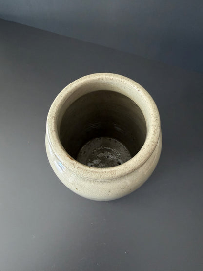 Antique French Stoneware Preserve Jar