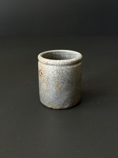 Mini Antique Ironstone Pot