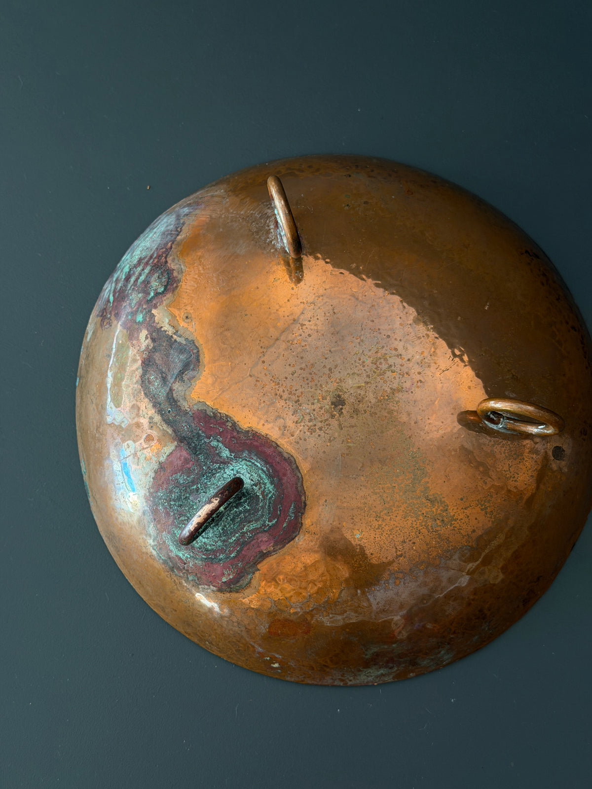 Vintage Hammered Copper Bowl