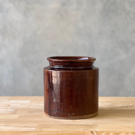 Antique James Campbell Brisbane Lidded 6Q Crock